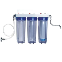 3-Stage Under Sink Drinking Water Filter System - Clean 5um Purifying + Tap